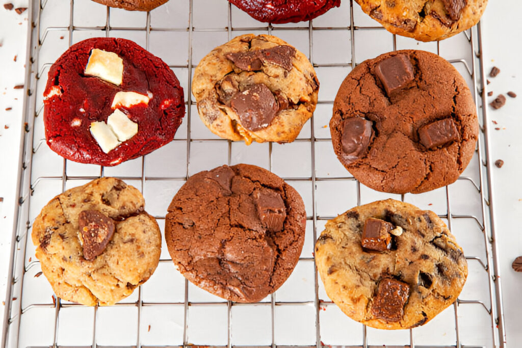 Cake Mix Cookies from red velvet to classic one